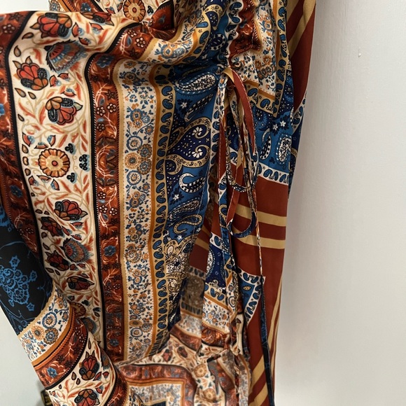 12th Tribe Scarf Pattern Dress - Picture 3 of 8